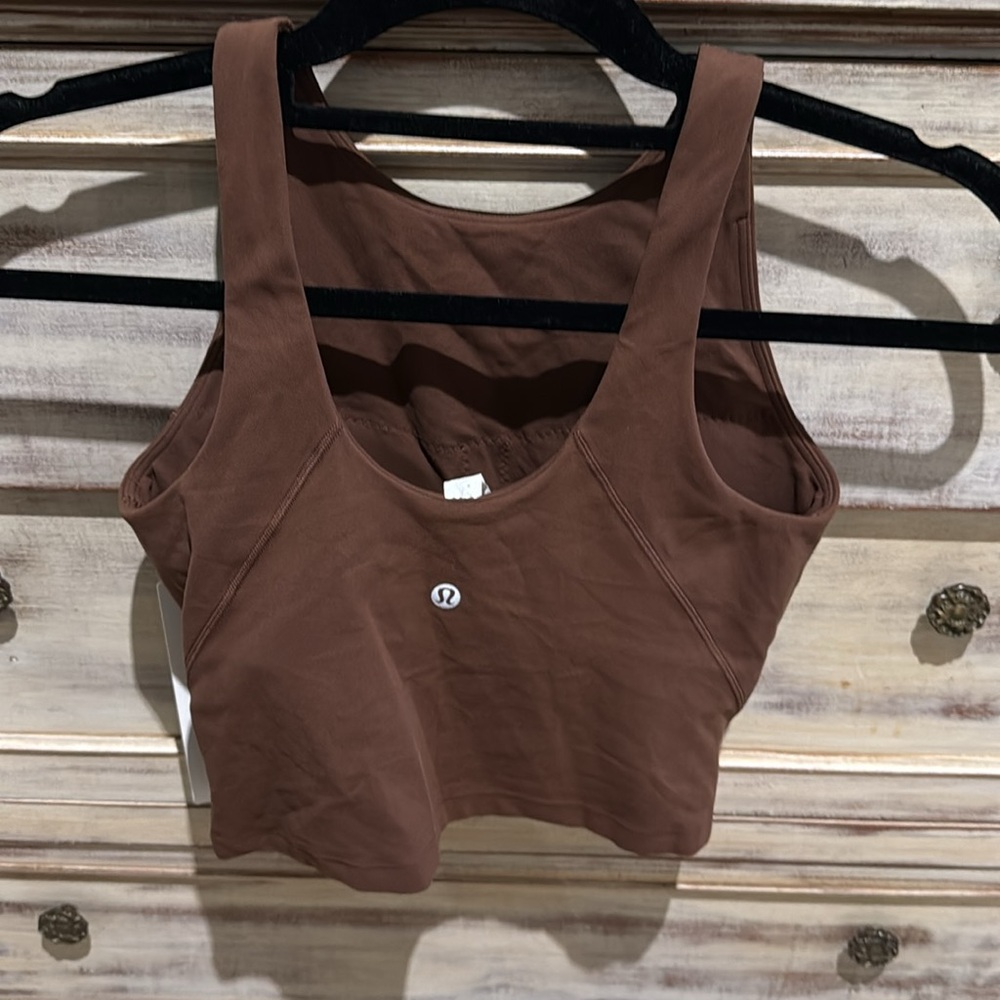 Lululemon Nwt Align, High Neck Tank Java Size 4 - image 2
